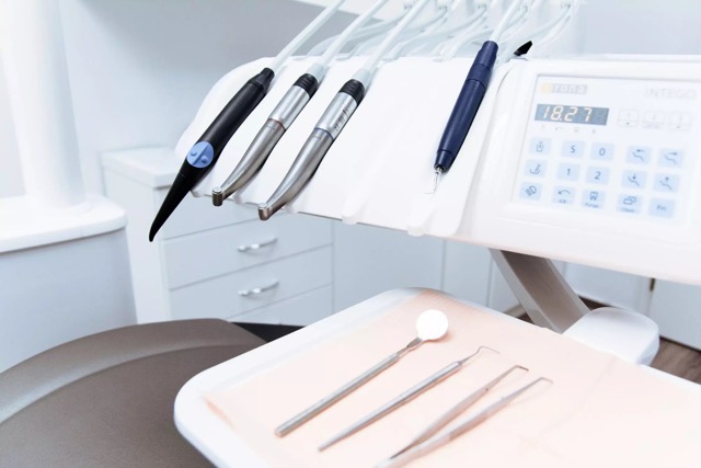 Dental chair and dental instruments